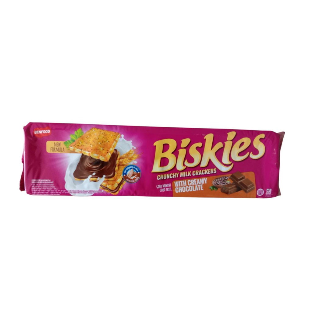 Jual Biskies Chocolate Sandwich Crackers / Biskuit Rasa Coklat Biskies 108 Gr | Shopee Indonesia