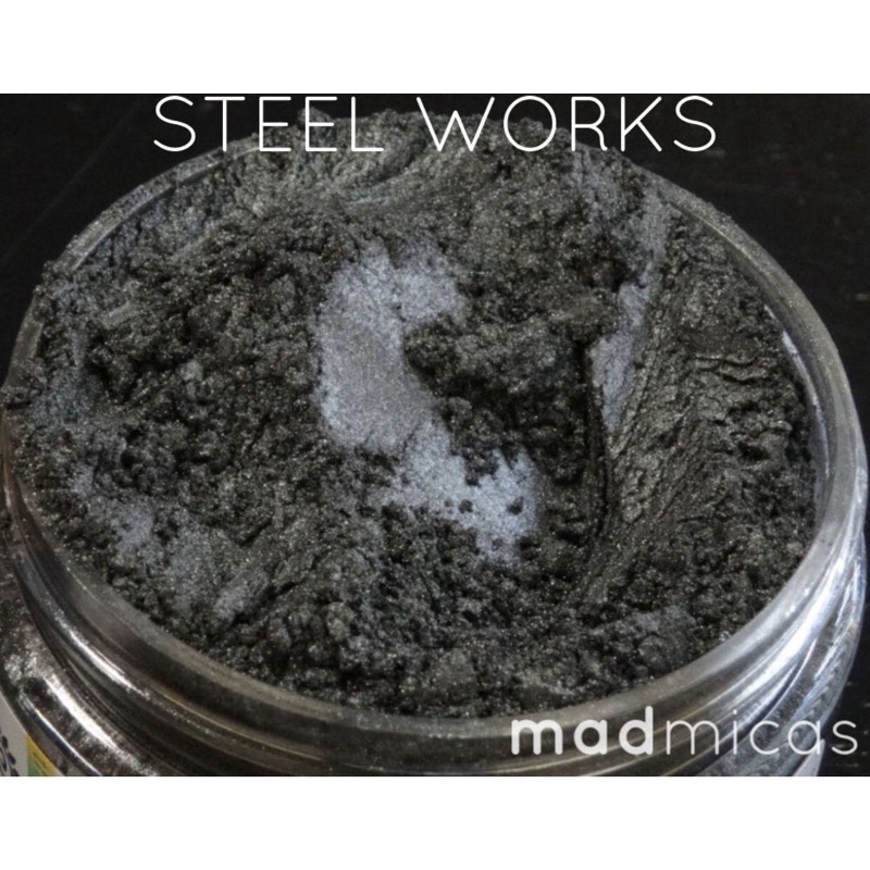 Jual Mica Powder by Mad Micas/Steel Works/Bubuk Pewarna Mica Cosmetic