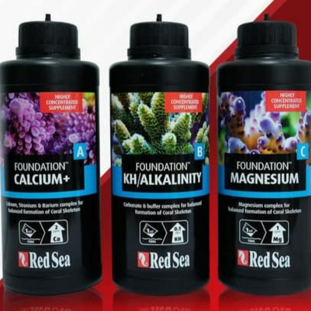 Jual Buruan serbu] Paket Big3 Red Sea Foundation ABC calcium alkalinity