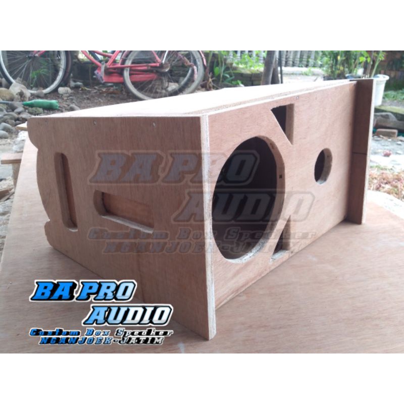 Jual Box Speaker Line Array 6 Inch Custom Faskho Bahan 12mm (Lubang
