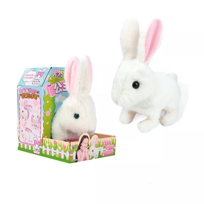 Jual Mainan Anak Boneka Kelinci Berjalancute Walking Pet Rabbit Electric Indonesia|Shopee Indonesia