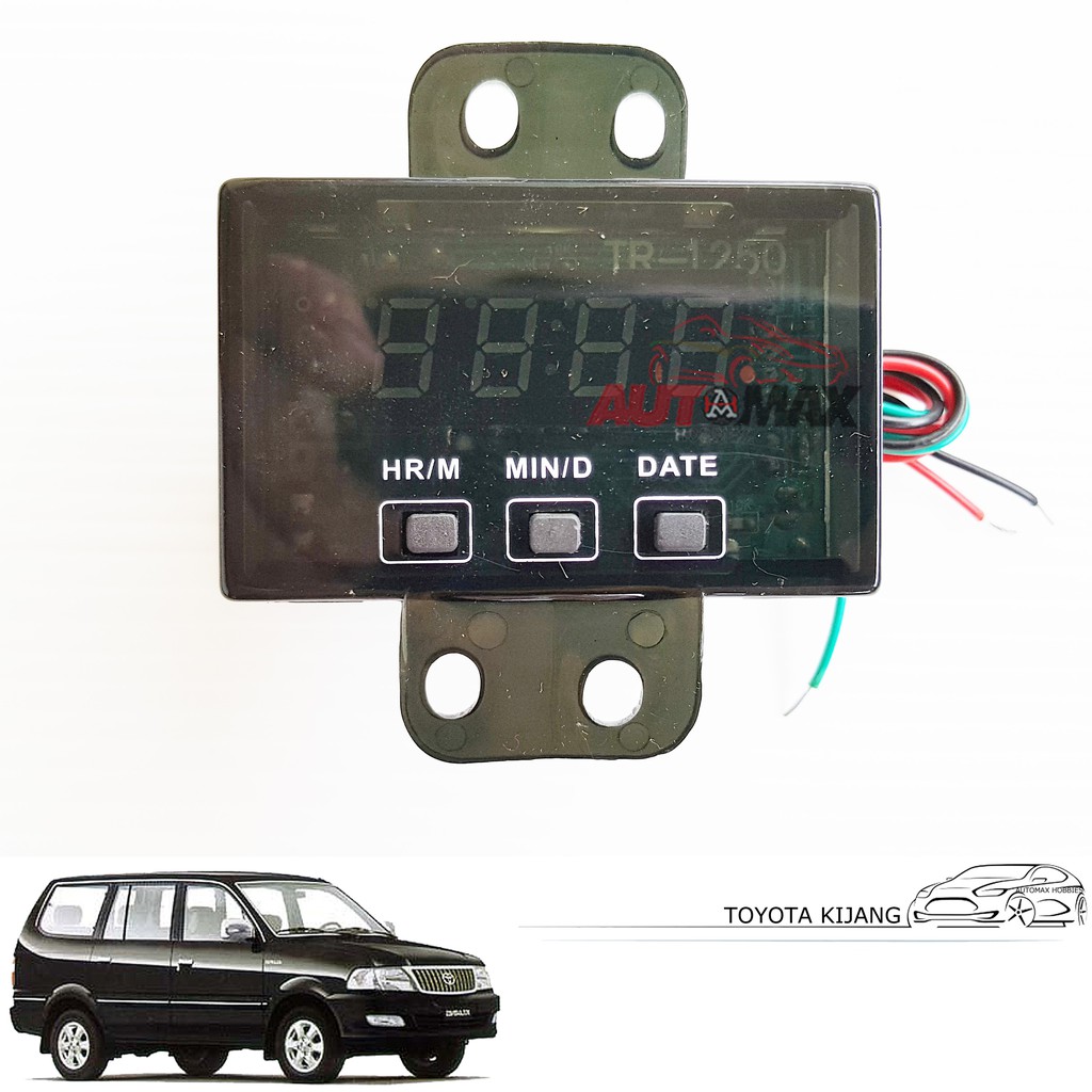Jual Jam Digital Mobil Kijang New / Kijang Milenium / Kijang Kapsul