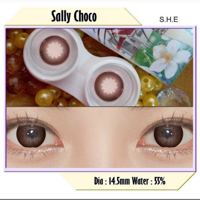 Jual Softlens Sally Eye Hitam Coklat Polos Soflen Natural Coffe Choco Normal Minus Tinggi Kadar Air | Shopee Indonesia