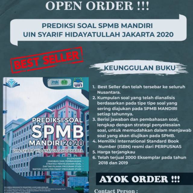 Soal Ujian Mandiri Uin Jakarta Soal Tes Potensi Akademik