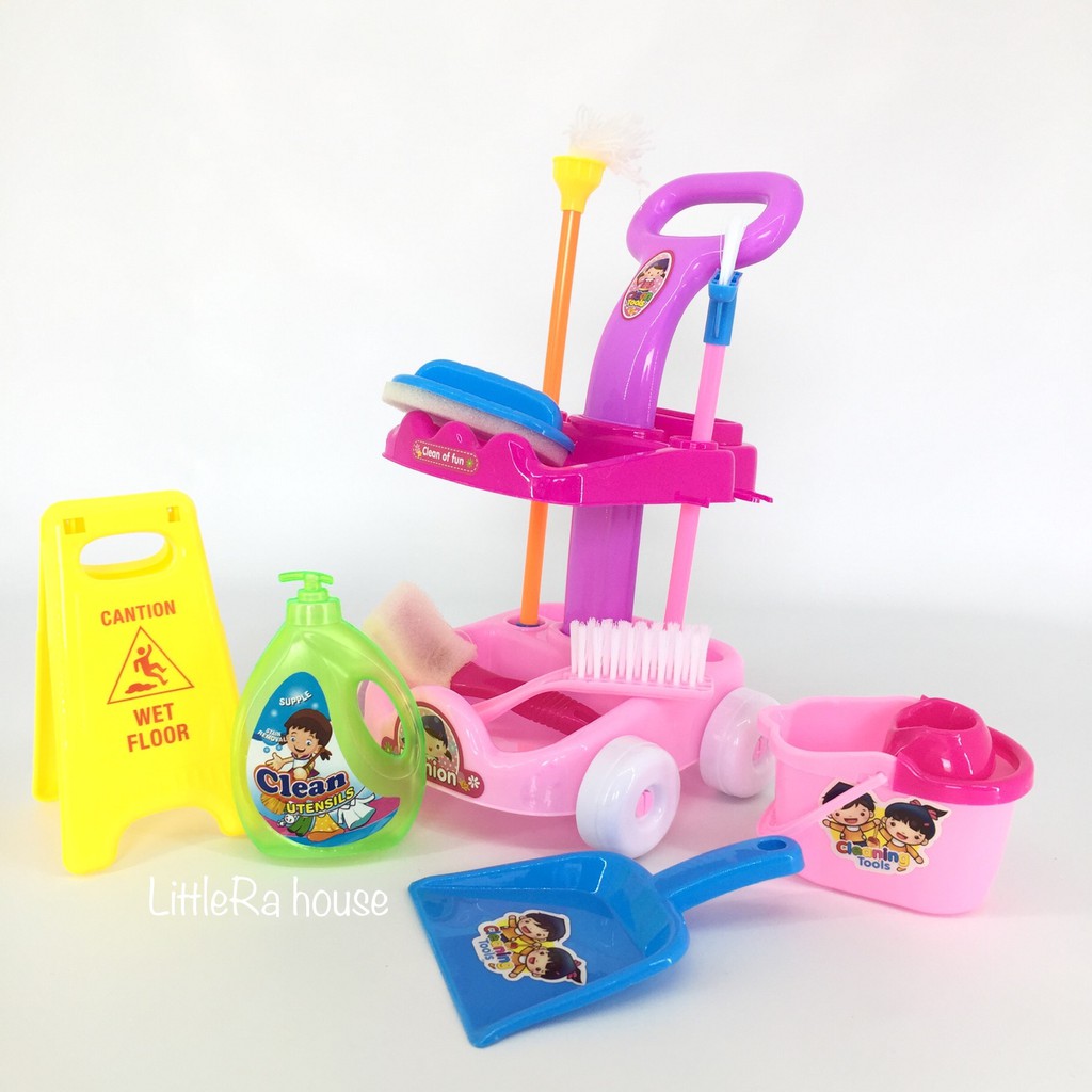 Jual Mainan Bersih Bersih Rumah | Mainan Edukasi Anak | Mainan Cleaning Set | Mainan Cleaning Car | Shopee Indonesia