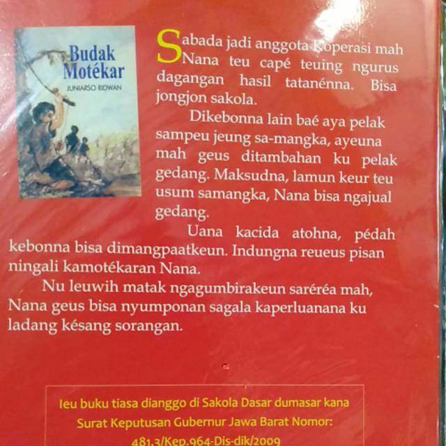 Buku Cerita Sunda Budak Motekar Juniarso - Novel Sunda Dongeng Ti Karawang  Darpan | Shopee Indonesia