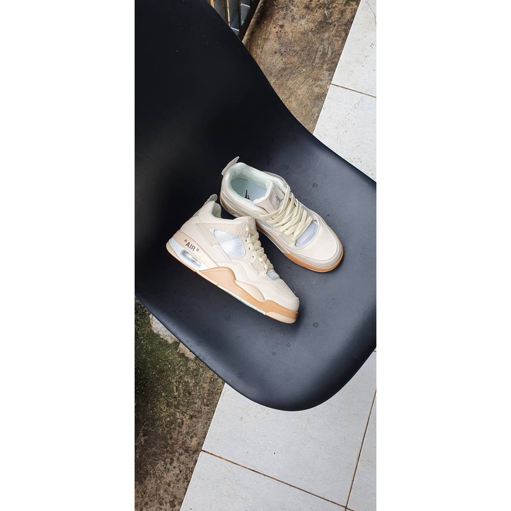 Jual SNEAKERS NIKE AIR JORDAN 4 CREAM Shopee Indonesia