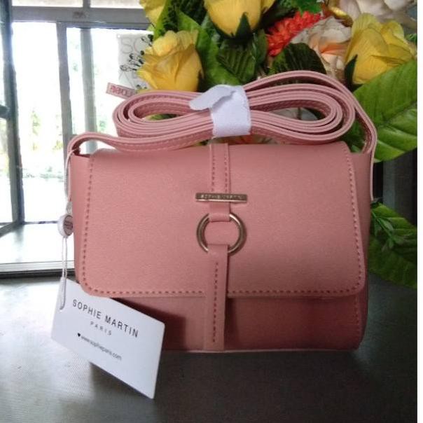 Top Produk.. Shopie Martin Sophie Paris Karen Bag Selempang Tali Panjang Wanita Pink Shopee
