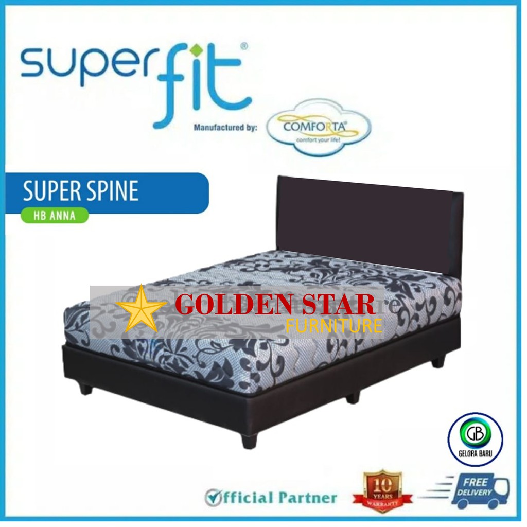 Jual SET / Kasur Comforta Super SPINE Spring bed tulang kesehatan springbed orthopedic 160x200