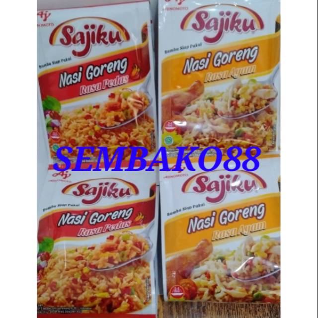 BUMBU NASI GORENG SAJIKU 20GR.HARGA SATUAN Shopee Indonesia