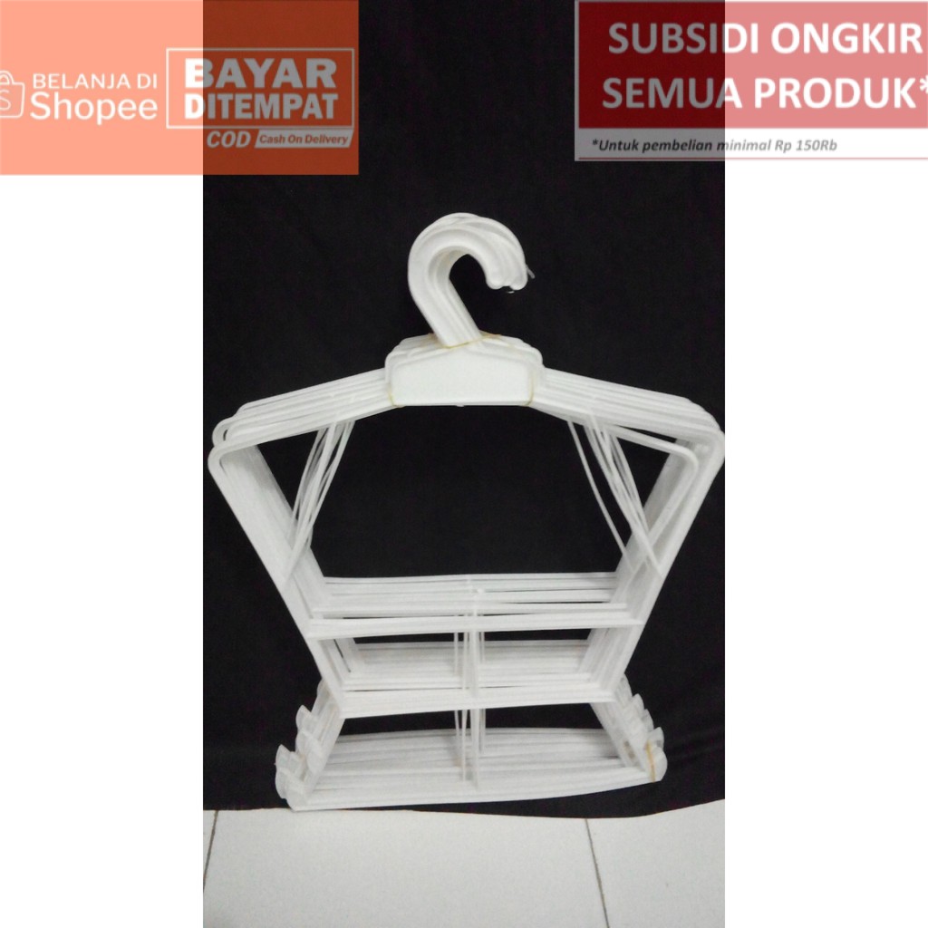 12 Pcs hanger Setelan anak layang Shopee Indonesia