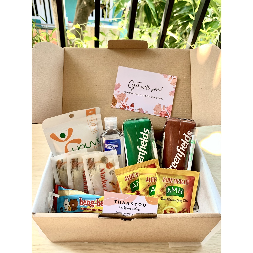 Jual Healthy Hampers Hampers Gift Box Get Well Soon Hampers Isoman
