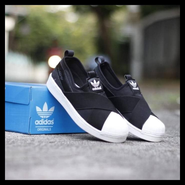 Jual Sepatu Adidas Superstar Slip On Wanita 36-40 Sepatu Adidas Tanpa Tali | Shopee Indonesia