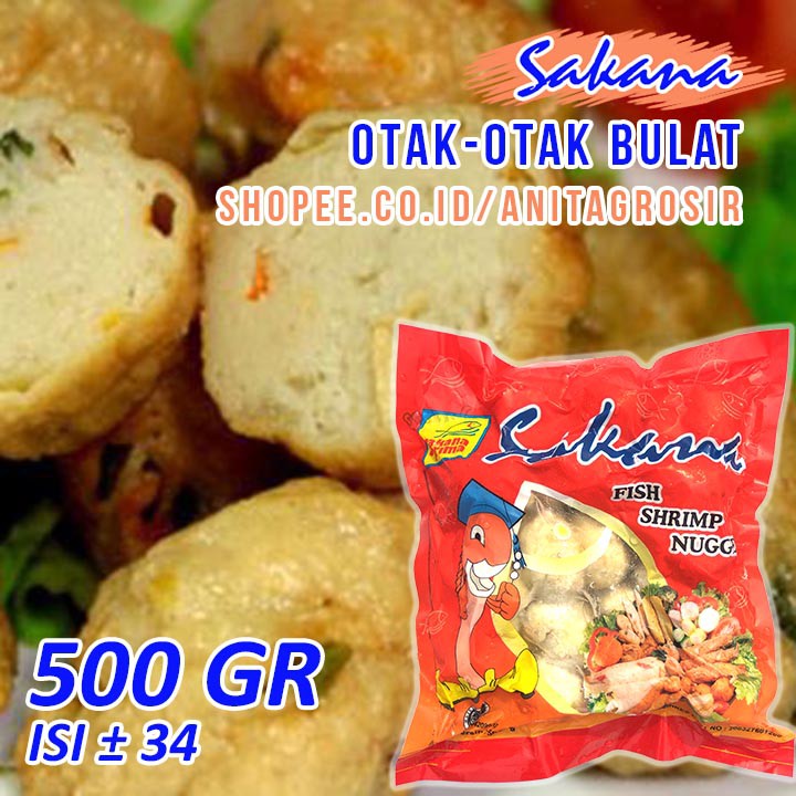 SAKANA Otakotak Bulat Ikan 500gr / Otak otak otakotak