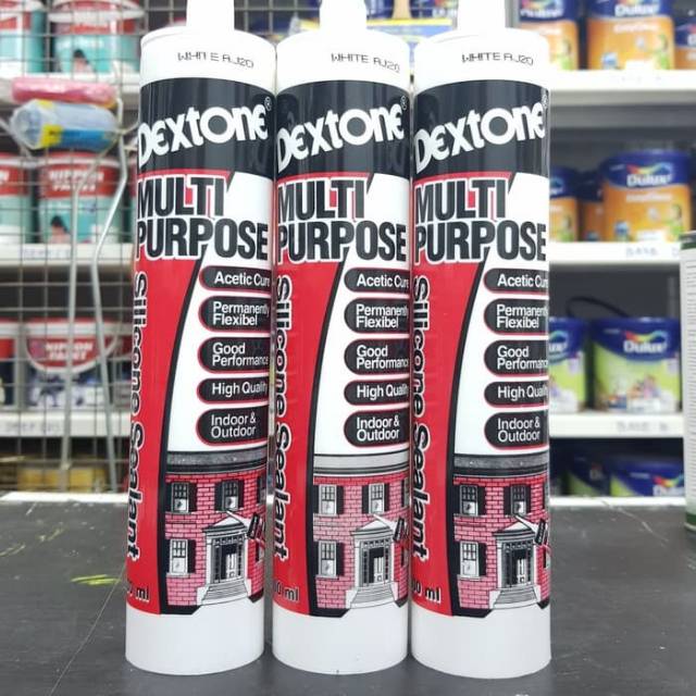 DEXTONE Silicone Sealant Lem Kaca Serba Guna 300 ml