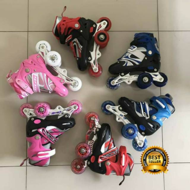 Jual SEPATU RODA ANAK POWER INLINE skate POWER SUPER MODEL BAJAJ