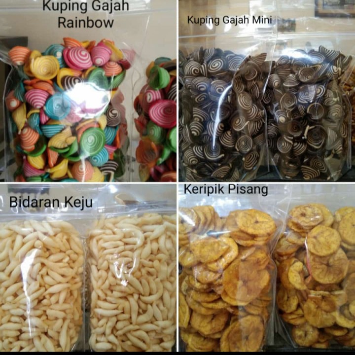 KUPING GAJAH/BIDARAN KEJU/KERIPIK PISANG 250 gr : Aneka snack/camilan/jajan  kiloan | Shopee Indonesia