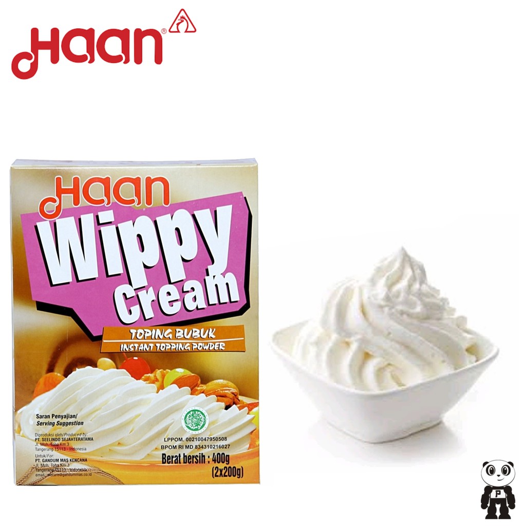 Haan Wippy Cream Whipping Cream Whip Cream Bubuk Whipped