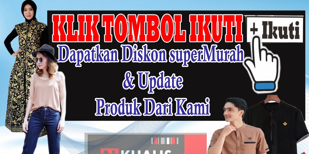 Toko Online Baju ALKHALIS Shopee Indonesia