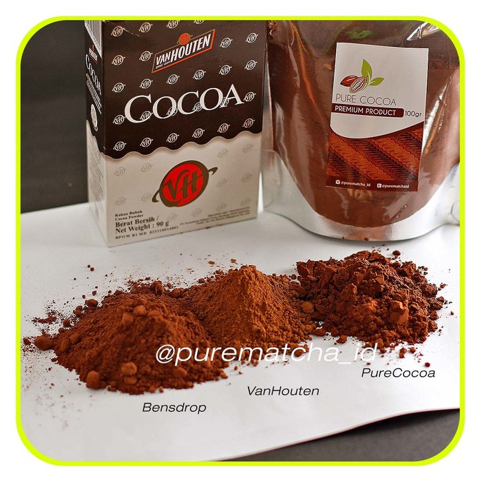 Jual Cocoa Powder Bensdrop Coklat Murni Pure Coklat Bensdorp Cocoa 100Gr | Shopee Indonesia