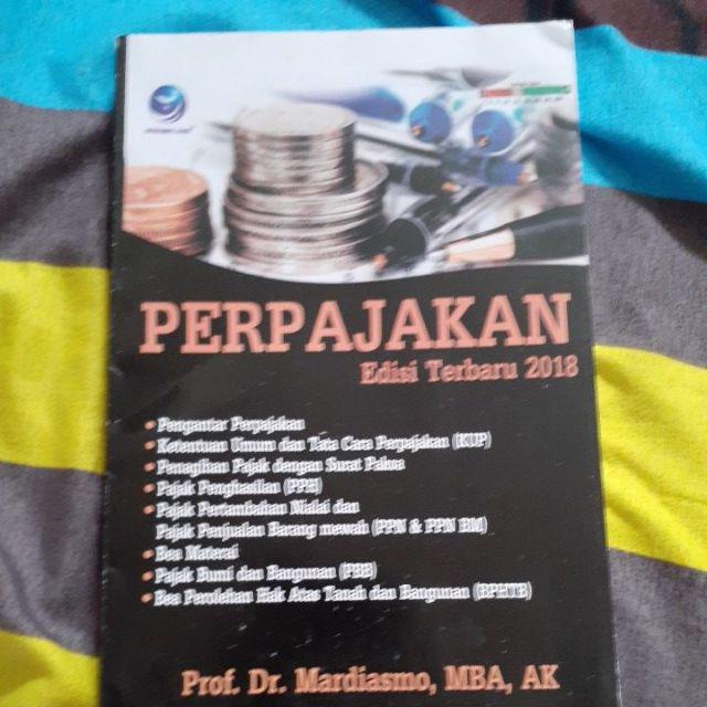 Buku PERPAJAKAN Edisi Terbaru 2018 by Mardiasmo Shopee