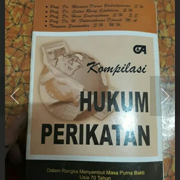Kompilasi hukum perikatan Dr mariam darus badrulzaman | Shopee Indonesia