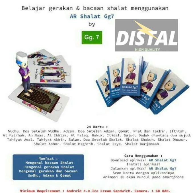 Kartu Ar Sholat G7 / Kartu Edukasi Anak / Augmented Reality Sholat G7 Harga  Promo | Shopee Indonesia
