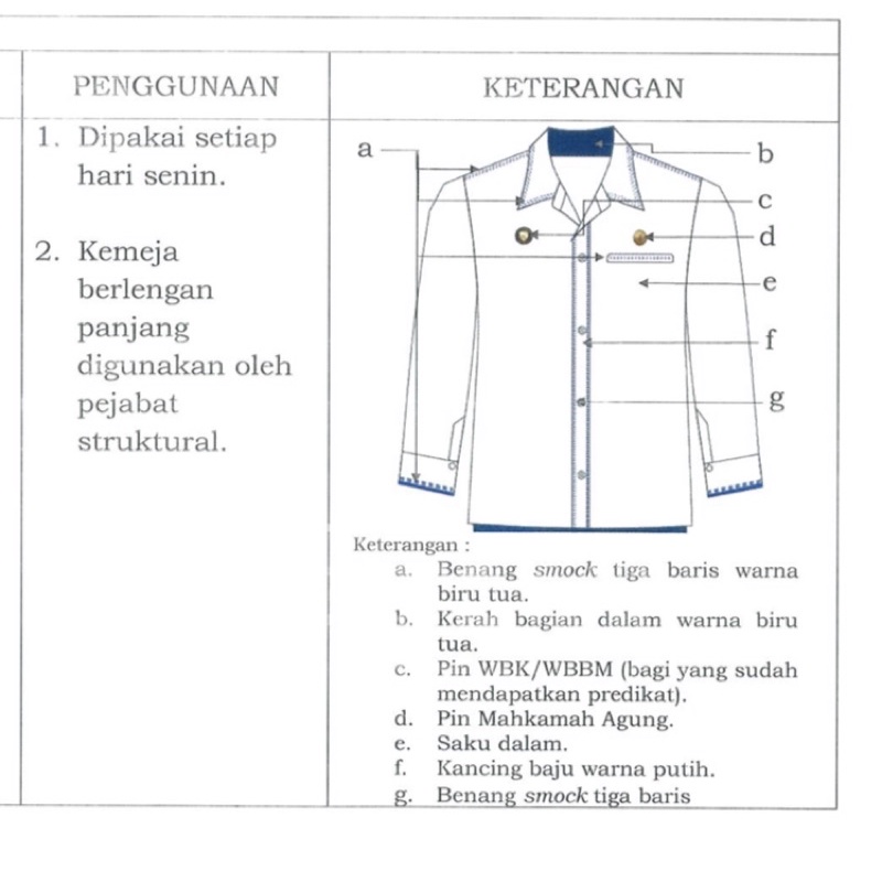 Jual kemeja putih panjang pria seragam Mahkamah Agung Indonesia|Shopee  Indonesia