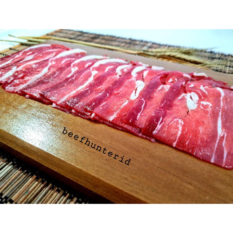 DAGING SAPI SLICE SUKIYAKI YAKINIKU TERIYAKI BEEF SLICED BBQ 250
