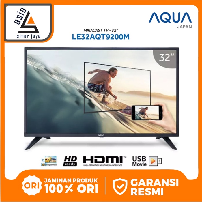 Jual AQUA JAPAN LED TV Digital 32 Inch Miracast LE32AQT9200M