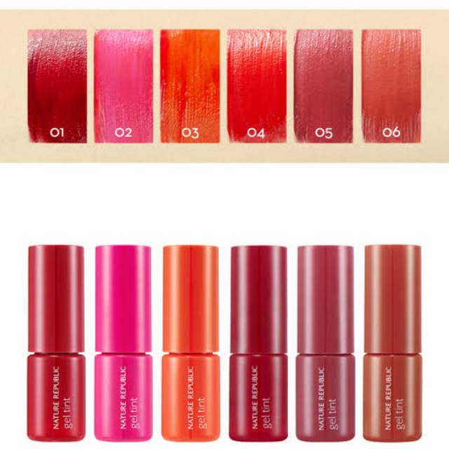 Jual [ORIGINAL] nature republic gel tint pure shine lip tint shade 04