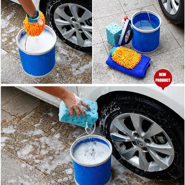 Ember Lipat Cuci Mobil Motor / Wadah Alat Cucian Mobil Motor Portable Waterproof Tidak Rembes