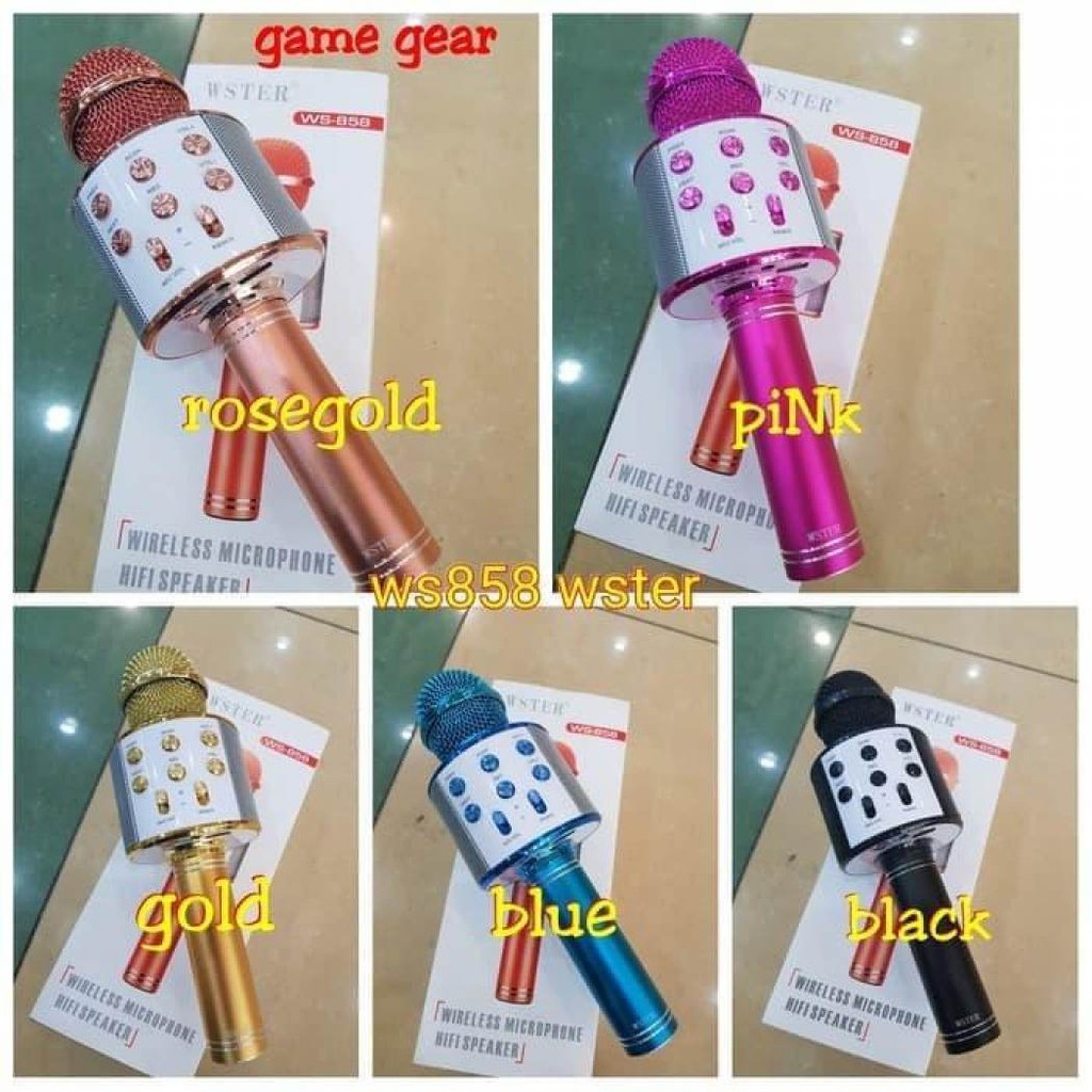 Jual Mic wireless Karaoke Handphone plug n play Speaker Shopee Indonesia