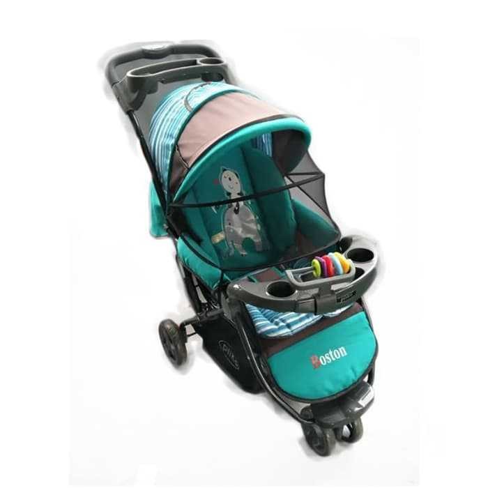 Stroller Pliko Warna Hijau Stroller