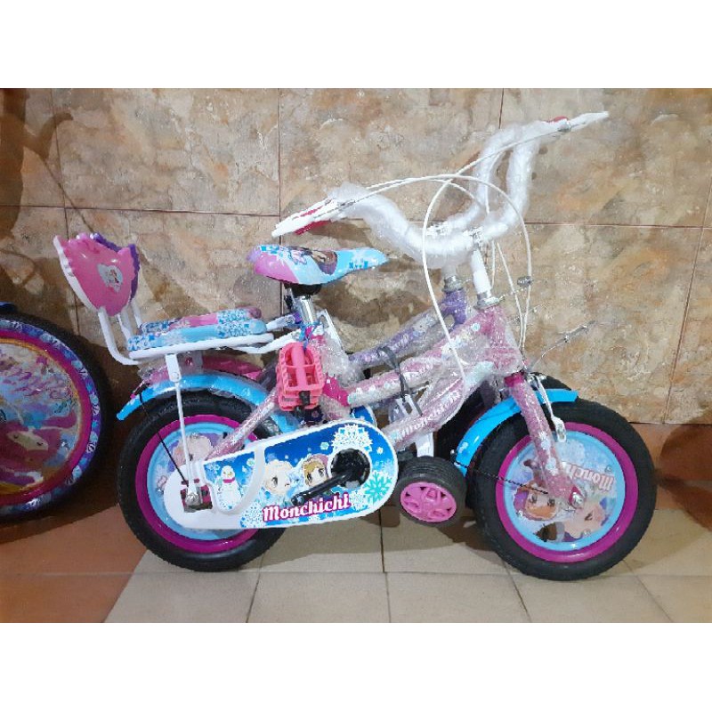 Sepeda cewek anak perempuan michel trex monchichi ring 12 Shopee