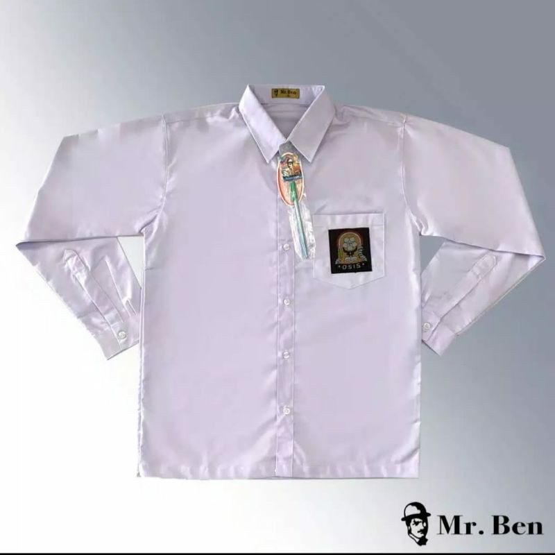 Jual SERAGAM SEKOLAH /BAJU SEKOLAH MR BEN ASLI KEMEJA SMA ,SMK TANGAN  PANJANG BAHAN SWESI Indonesia|Shopee Indonesia
