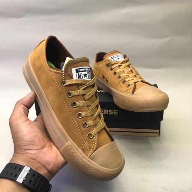 Jual Converse Suede Converse Allstar Converse Coklat Converwe Bludru | Shopee Indonesia