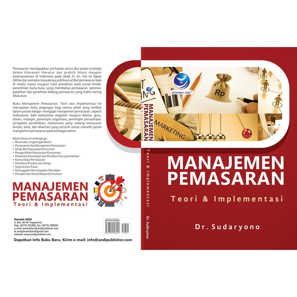 Manajemen Pemasaran, Teori Dan Implementasi oleh Dr. Sudaryono | Shopee  Indonesia