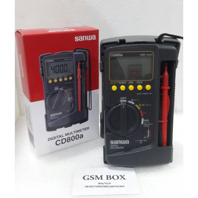 Jual Multitester Digital Sanwa CD800a Original Shopee Indonesia