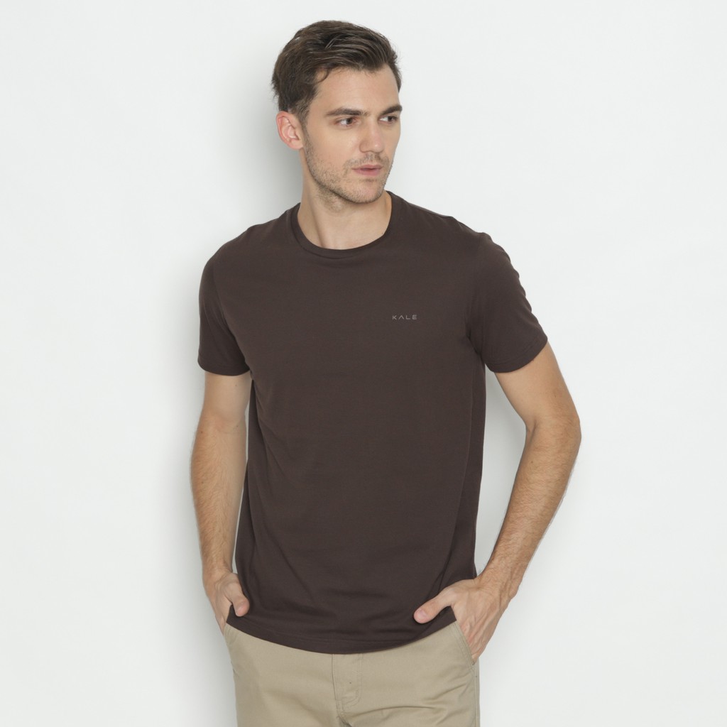 Jual Kale Arion Coffe Brown / Kaos Pria / Kaos Polos / Cotton Combed 30S / Brown Series | Shopee Indonesia
