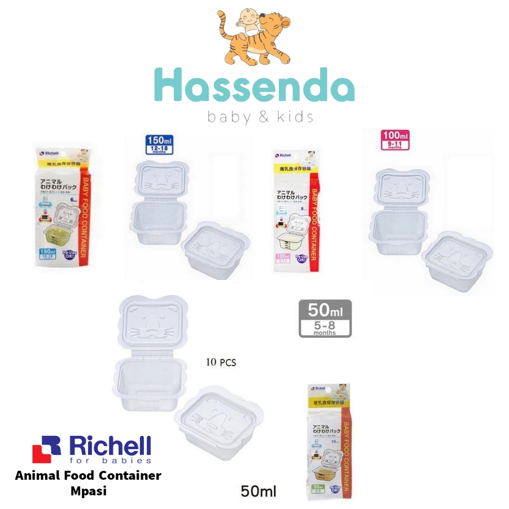 Jual Richell Animal Food Container / Mpasi Container Anak dan Bayi