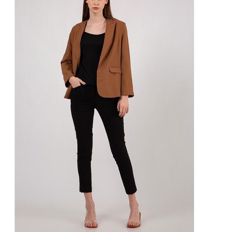 Jual The Executive Blazer /Jas Wanita Coklat Size M | Shopee Indonesia