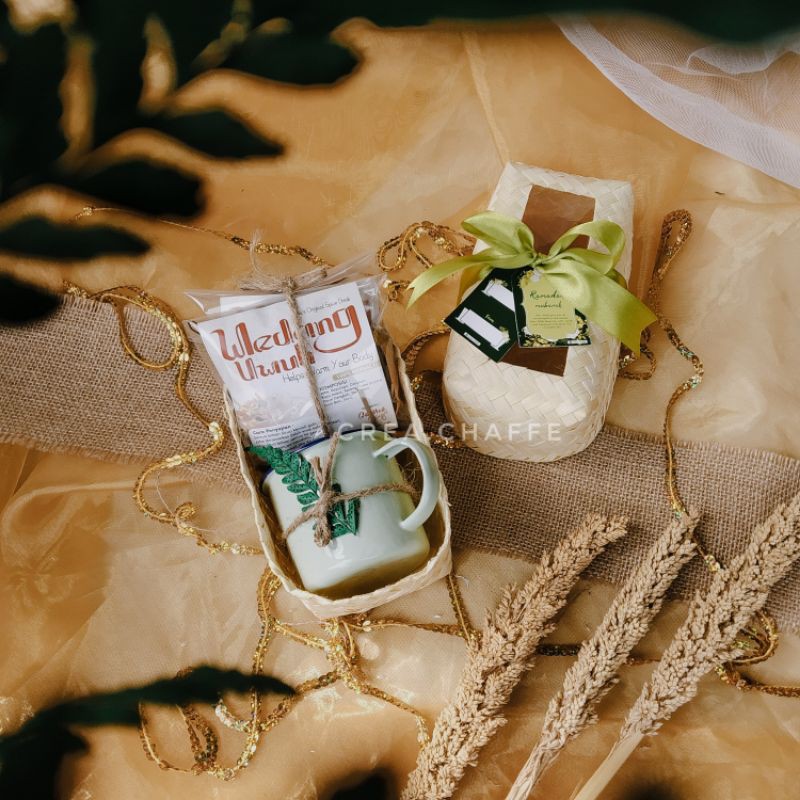 Mini Hampers Ramadhan Wedang Uwuh & Mug Enamel. Souvenir