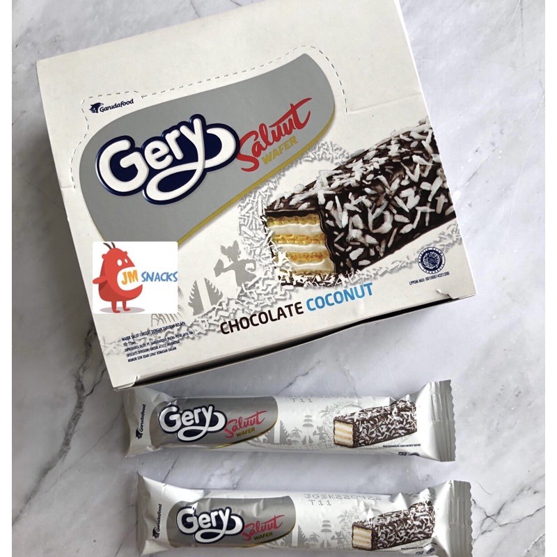 Jual [Promo!!] Gery Saluut Wafer Tabur Kelapa 20Gr Satuan - Wafer Nikmat Kelapa Coklat Termurah Diskon | Shopee Indonesia