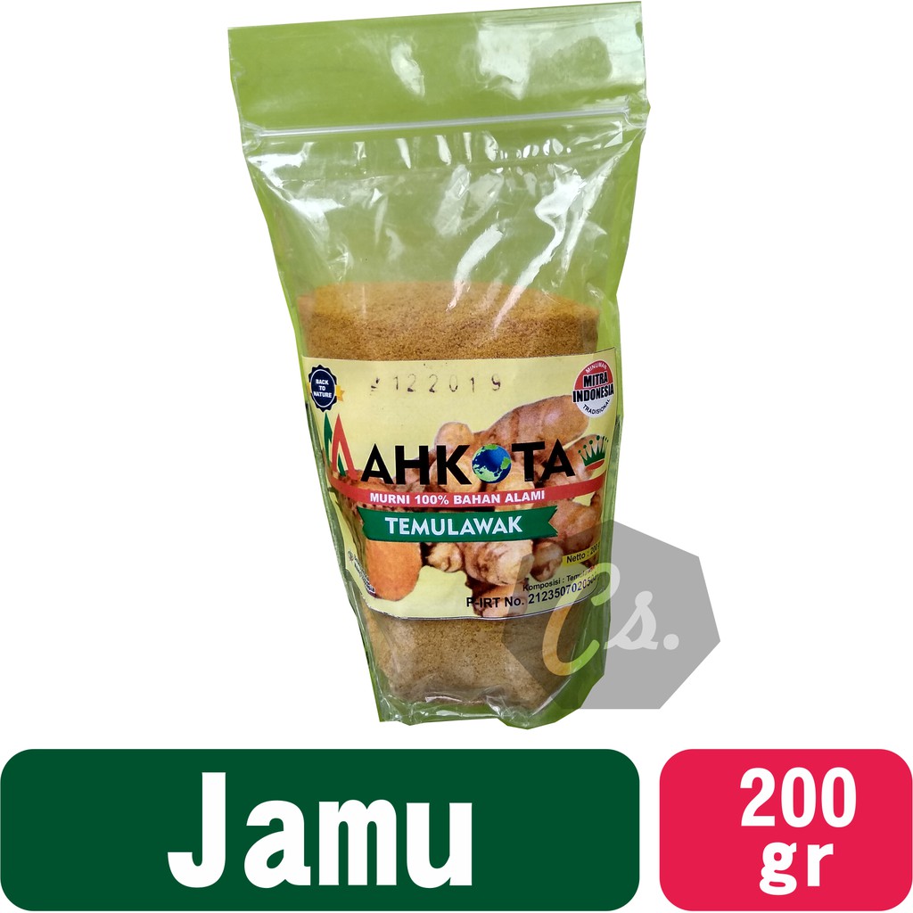 Jamu Temulawak Penambah Nafsu Makan Tradisional 100