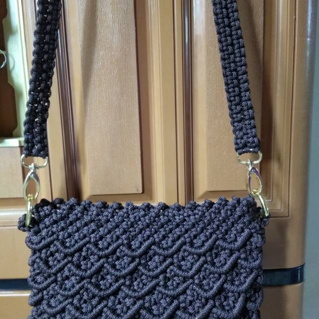 45SNG Model Tas Tali Kur Warna Hitam