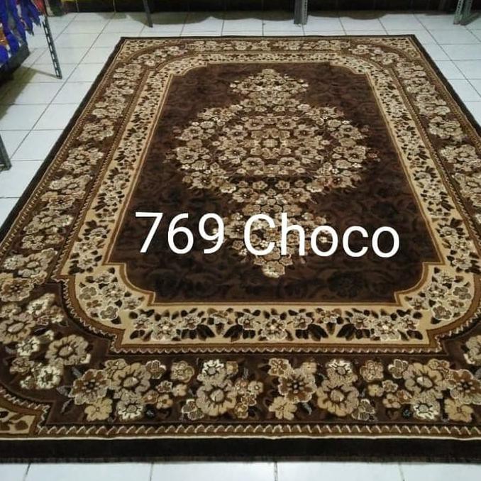 Jual Tkrpt.26.0.0 - Karpet Permadani Besar Jumbo Mewah Concorde Klasik Coklat - Tikar - Karpet. | Shopee Indonesia