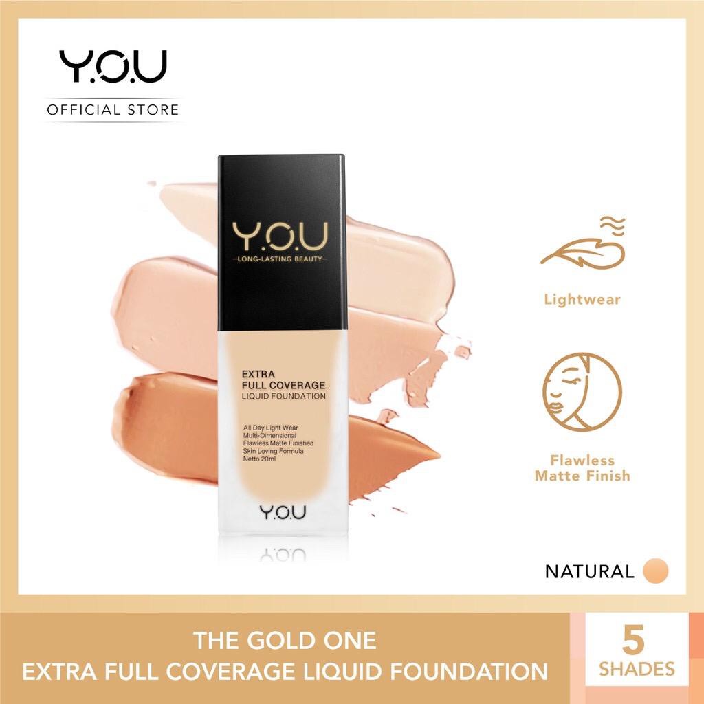 Jual Official Distributor You Extra Full Coverage Liquid Foundation YOU