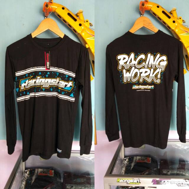 Jual Kaos Racingstart || Kaos Balap || Kaos Dragbike || Kaos Lengan Panjang | Shopee Indonesia
