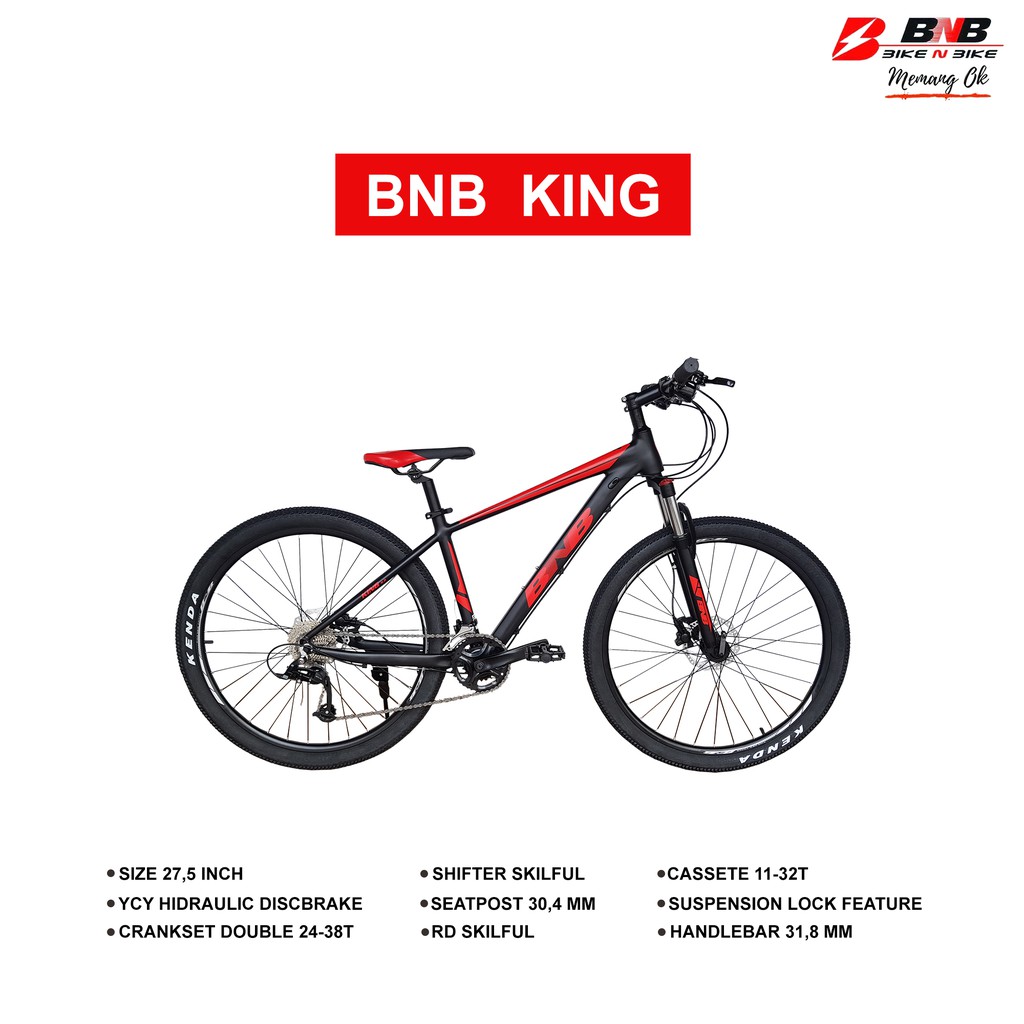 Bike N Bike - Sepeda MTB BNB King Ukuran 27.5 Inch | Shopee Indonesia